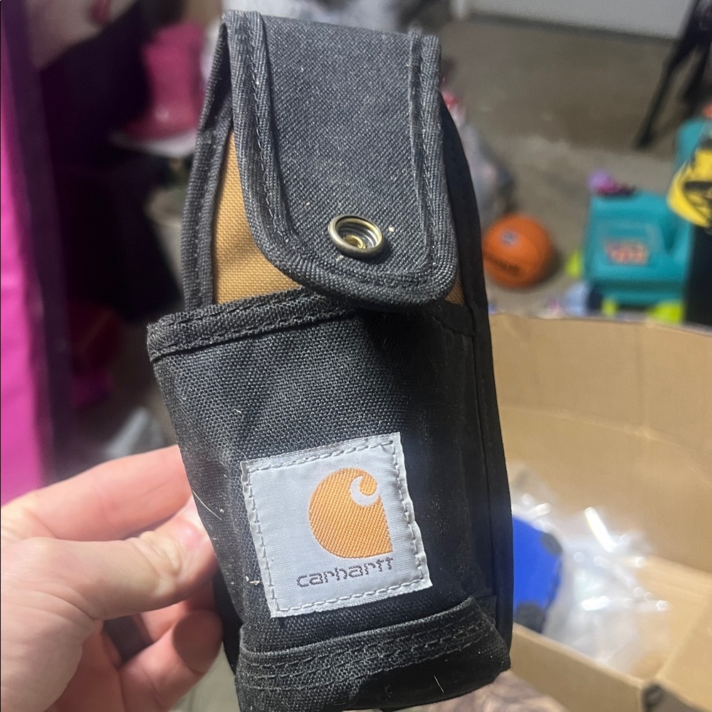 Carhartt Black and Brown (beer) Utility Pouch